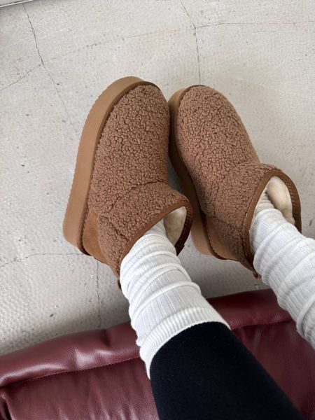 Жіночі Угі UGG Mini Platform Teddy Ginder 1036-CHO фото