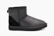 Уггі жіночі шкіряні UGG Mini Leather Metallic Black 1016558M фото 1