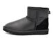 Уггі жіночі шкіряні UGG Mini Leather Metallic Black 1016558M фото 2