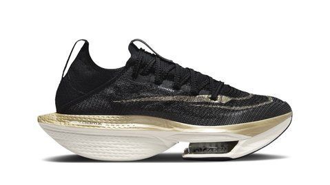 Кросівки Nike Air Zoom Alphafly NEXT 2 Black Metallic Gold Grain DN3559-003 фото