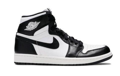 Кросівки Air Jordan 1 Retro High Black White 555088-010 фото