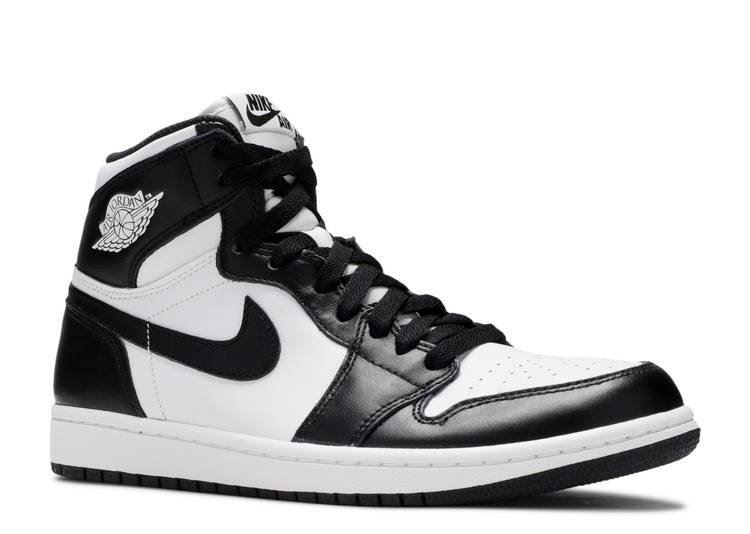 Кросівки Air Jordan 1 Retro High Black White 555088-010 фото