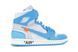 Кросівки чоловічі Air Jordan 1 Retro High Off-White University Blue AQ0818-148 фото 3