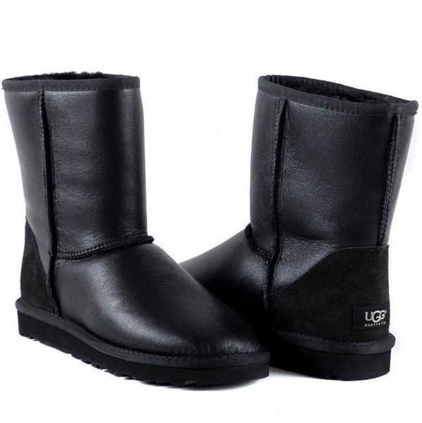 Чоловічі Уггі Високі UGG Short Classic Leather Metallic 5800LM фото