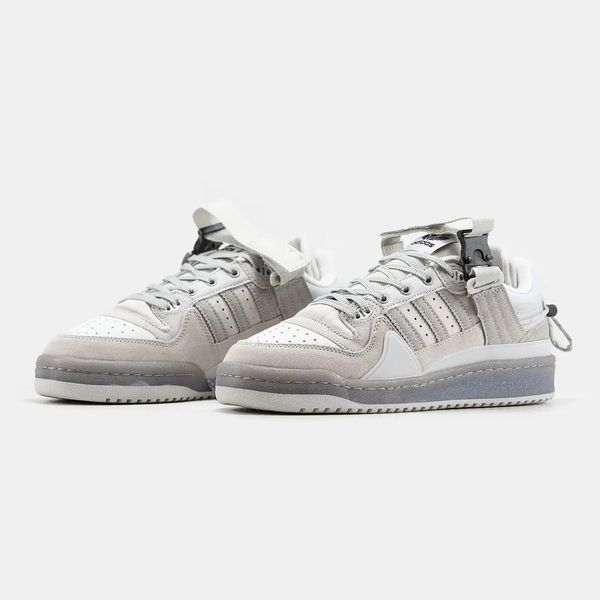 Кросівки Adidas Forum Buckle Low Bad Bunny last forum grey HQ2153 фото