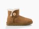 Уггі жіночі UGG Mini Bailey Button Classic ll Chestnut 1016422-CHE фото 1