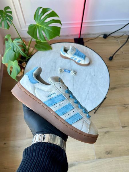 Кросівки Adidas Campus 00s Putty Grey Preloved Blue Gum IE5588 фото
