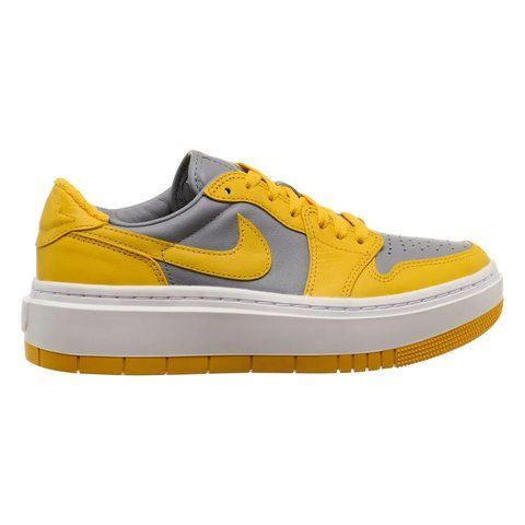 Кросівки жіночі Jordan 1 Low Elevate Yellow Grey DH7004-017 фото