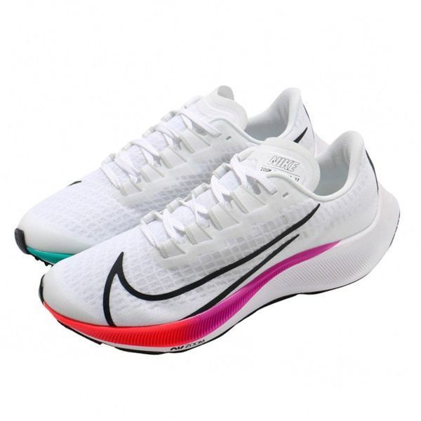Кросівки чоловічі Nike Air Zoom Pegasus 37 White Black Hyper Violet BQ9646-103 фото