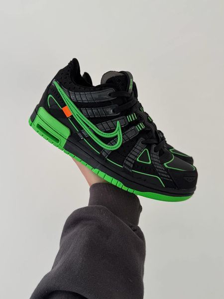 Кросівки Nike Air Rubber Dunk Off-White Green Strike CU6015-001 фото