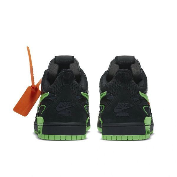 Кросівки Nike Air Rubber Dunk Off-White Green Strike CU6015-001 фото
