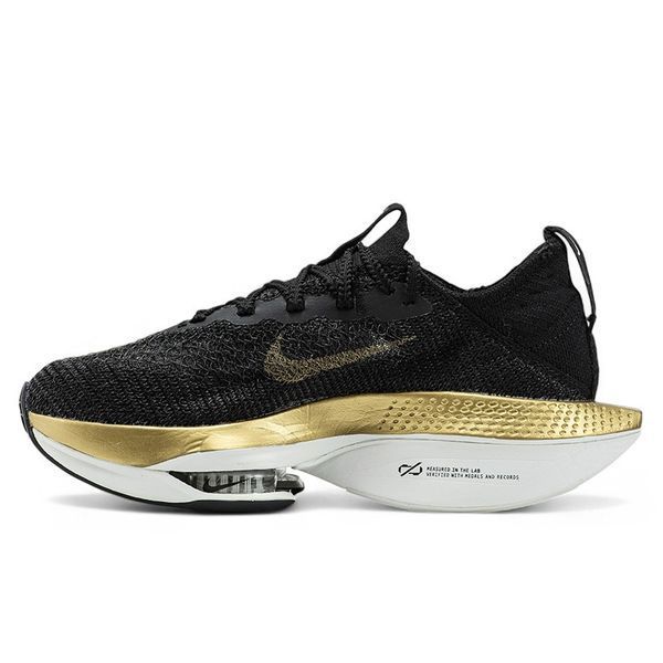 Кросівки Nike Air Zoom Alphafly NEXT 2 Black Metallic Gold Grain DN3559-003 фото
