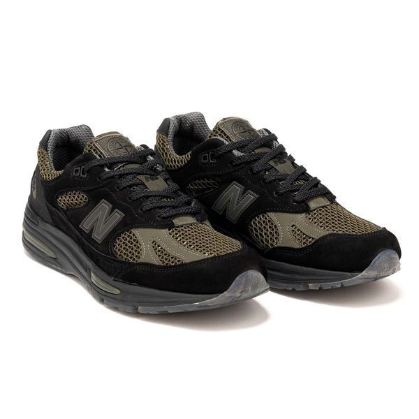 Кросівки чоловічі New Balance 991v2 Made in England x Stone Island Black U991SD2 фото