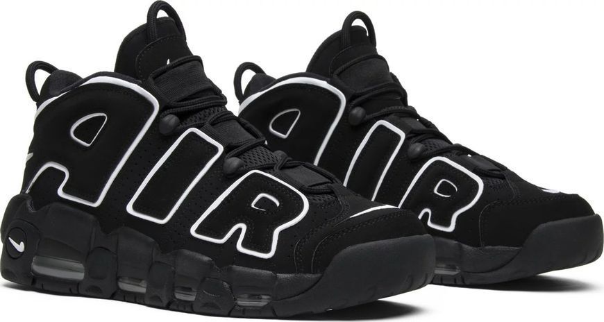 Кросівки Nike Air More Uptempo Black White 414962-002 фото