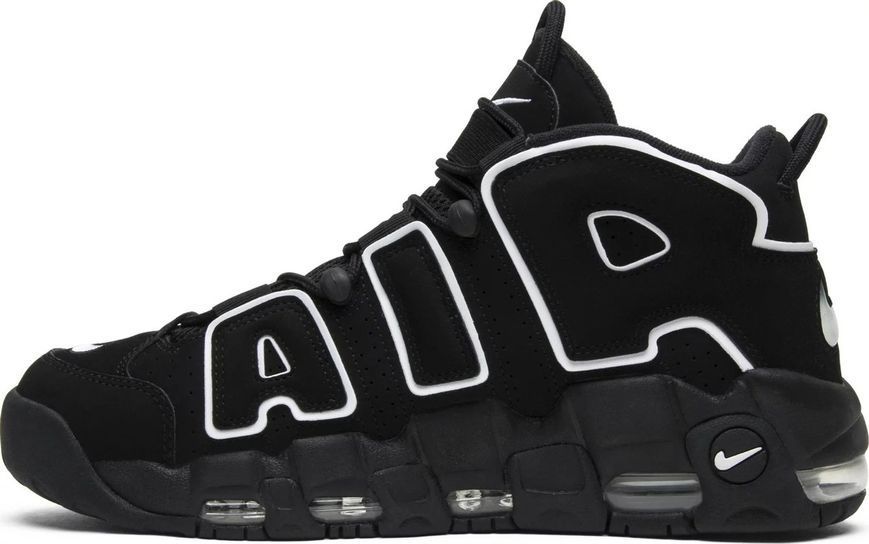 Кросівки Nike Air More Uptempo Black White 414962-002 фото