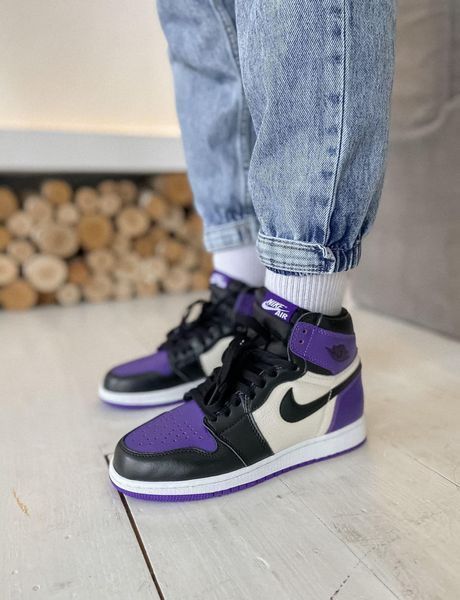 Кросівки Nike Air Jordan 1 Retro High Court Purple 555088-501 фото