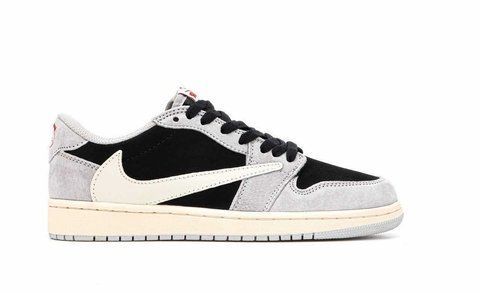 Кросівки Nike Air Jordan 1 Low x Travis Scott OG Suede Grey DM7866-964 фото