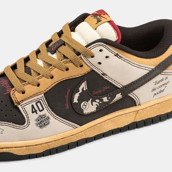 Кросівки чоловічі Nike SB Dunk Low x Stussy 40Th Anniversary DV2100-410 фото