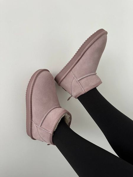 Жіночі Угі UGG Ultra Mini Pink Suede 0717-P фото