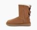 Уггі жіночі UGG Short Bailey Bow Classic 2 Chestnut 1016225-CHE фото 5