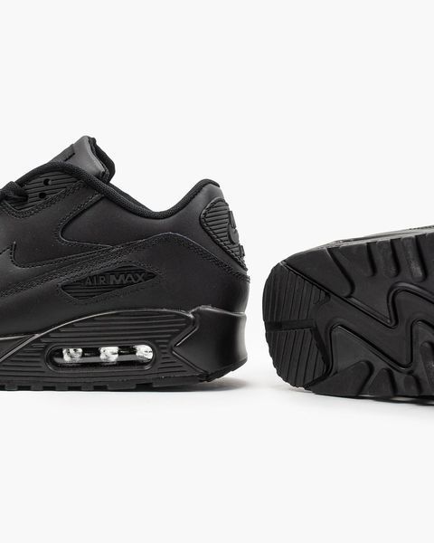 Кросівки чоловічі Nike Air Max 90 Leather Black 302519-001 фото