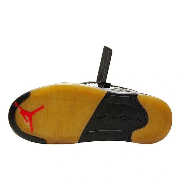 Кросівки Nike Air Jordan 5 Retro Off-White Black CV4827-001 фото