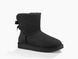 Уггі міні UGG Mini Classic 2 Bailey Bow Black 1016501-BLK фото 2