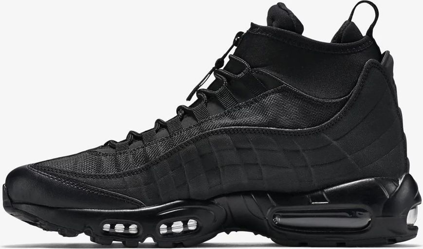 Кросівки чоловічі Nike Air Max 95 Sneakerboot Triple Black 806809-002 фото